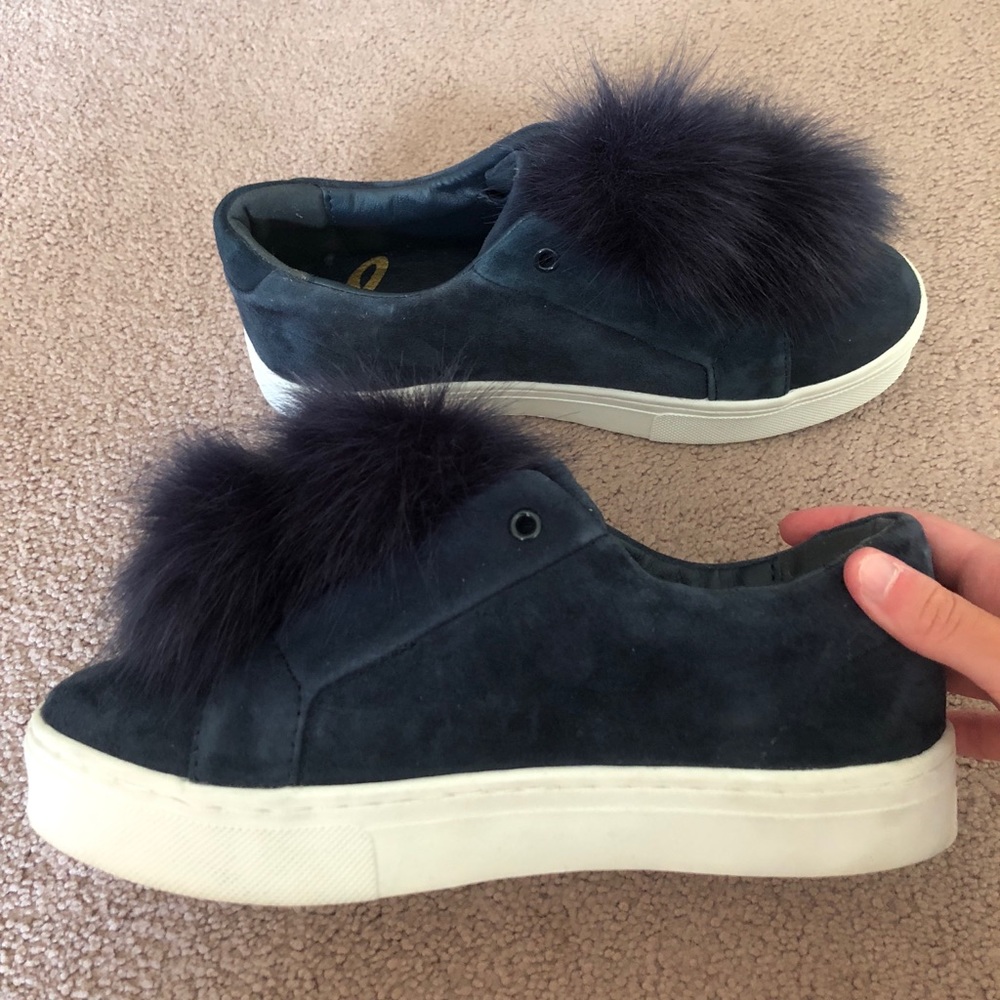 Navy Slip-on Shoes